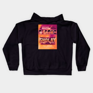 Sholay Retro Art Kids Hoodie